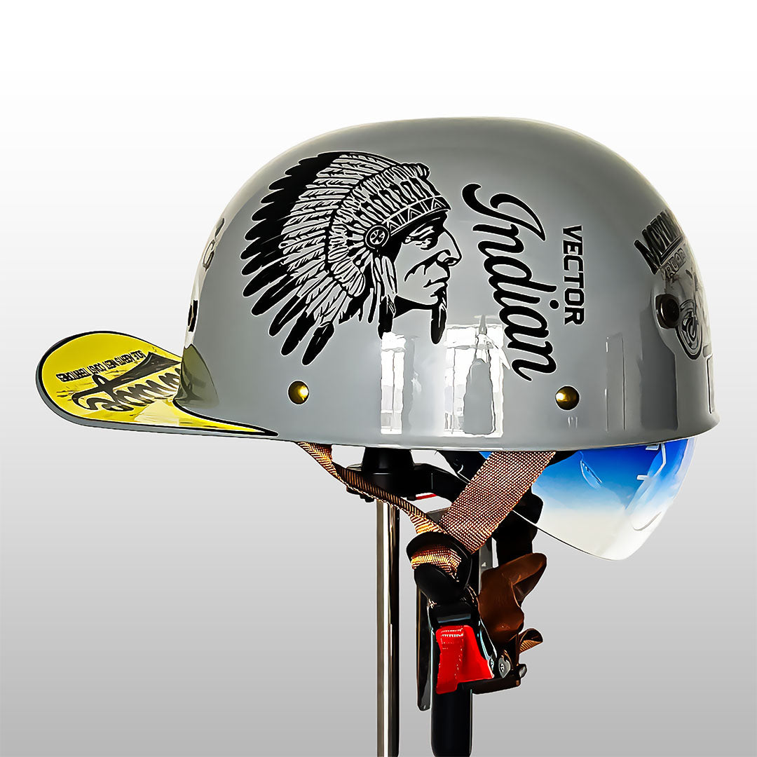 AstraCap Pro hivatalos verzió baseball stílusú motoros sisak, ECE és DOT tanúsítvánnyal