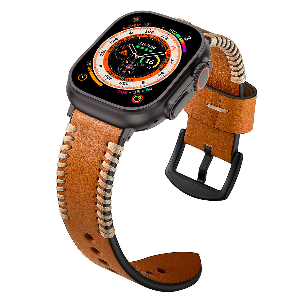 Cinturino Nova Leather Premium cucito a mano per Apple Watch