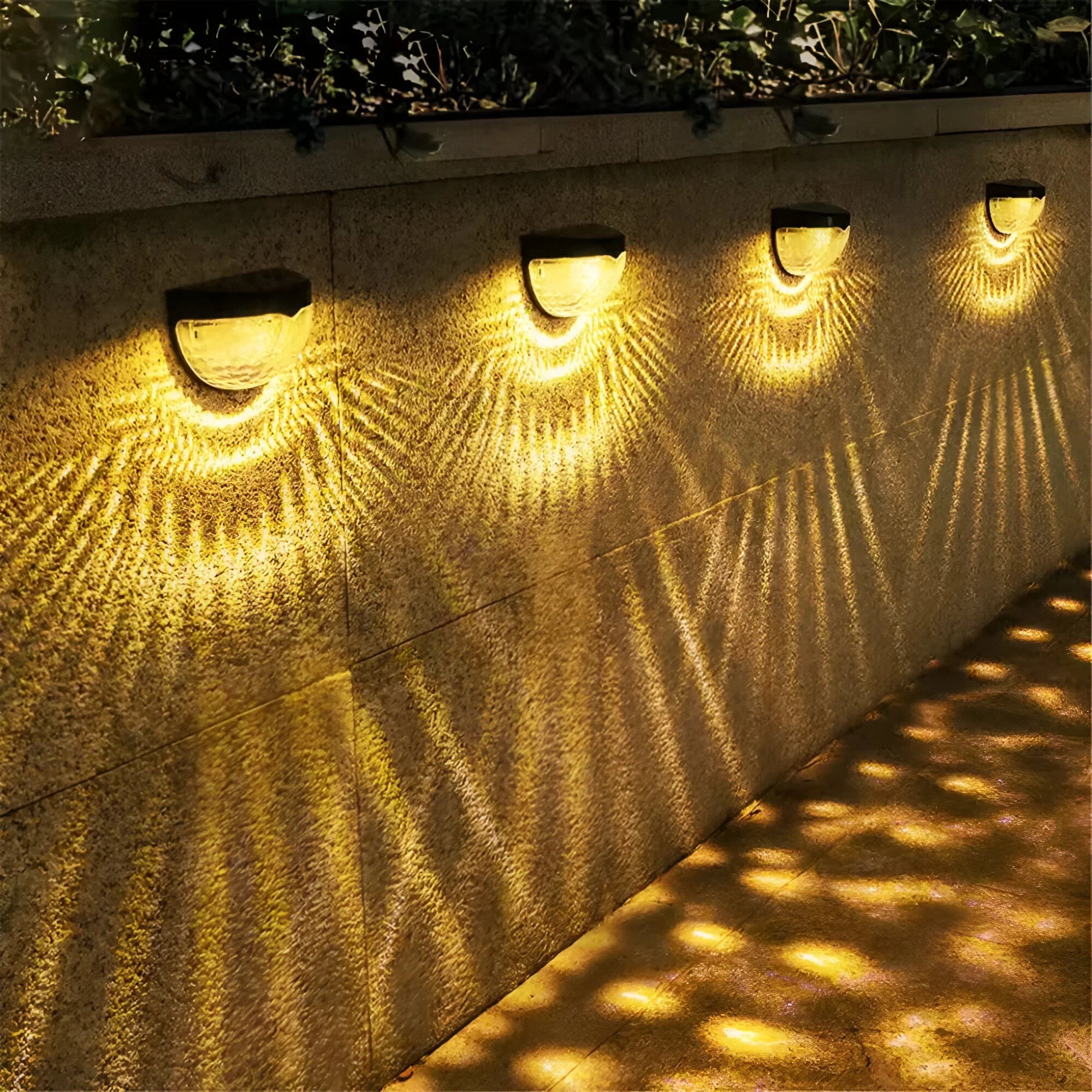 Luce solare da parete per giardino LumiWall per patio e recinzione