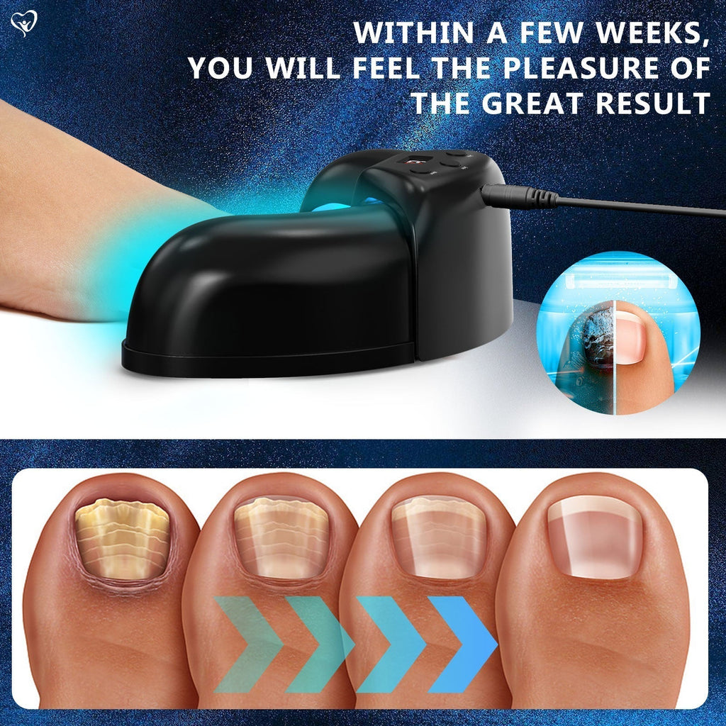 Multi Nail LED Light Therapy Device For Toenail Care