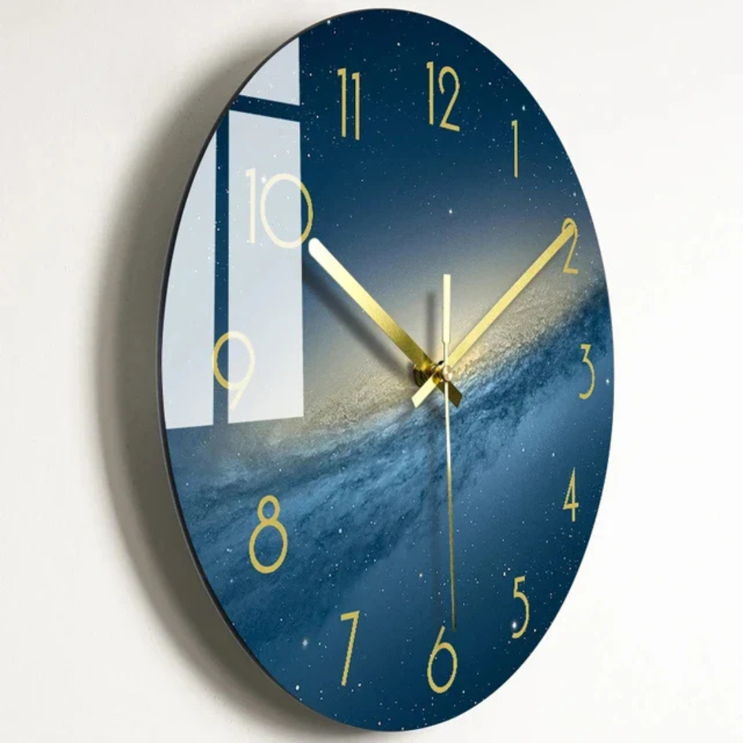 Luxorix Glas- und Wanduhr mit elegantem Design für moderne Innenräume