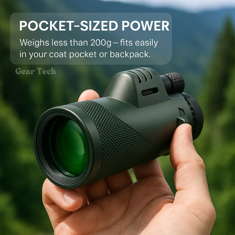 TrailPeak 600X Ultra Zoom Monocular With HD Lens For Outdoor Exploration