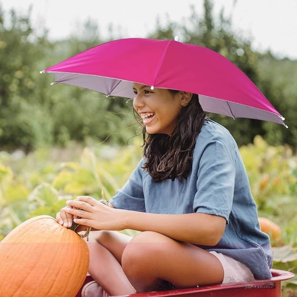 ShadeMate Umbrella Hat With UV Protection For Sun And Rain Everyday Use
