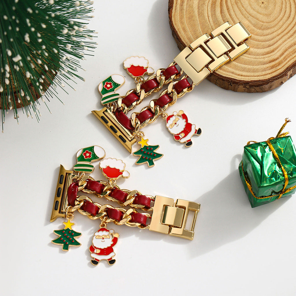 Christmas Patterned Aurora Watch Straps for Apple Watch