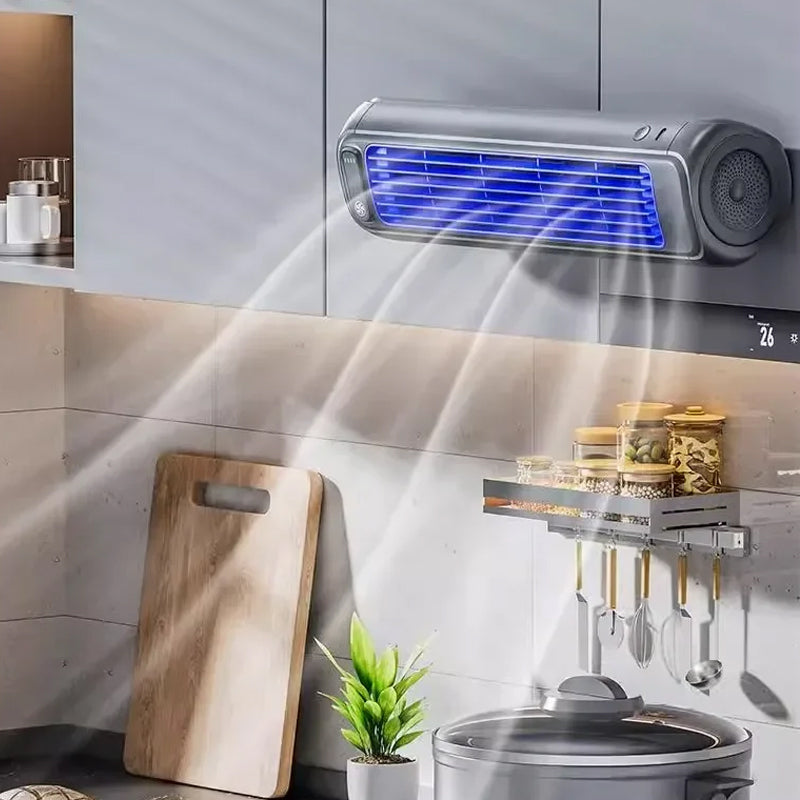 AirWave trådlös bärbar luftkonditionering med 12 timmars batteritid