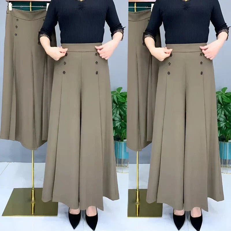 NovaLuxe Flowing Wide-Leg Trousers Create A Flattering Silhouette Instantly