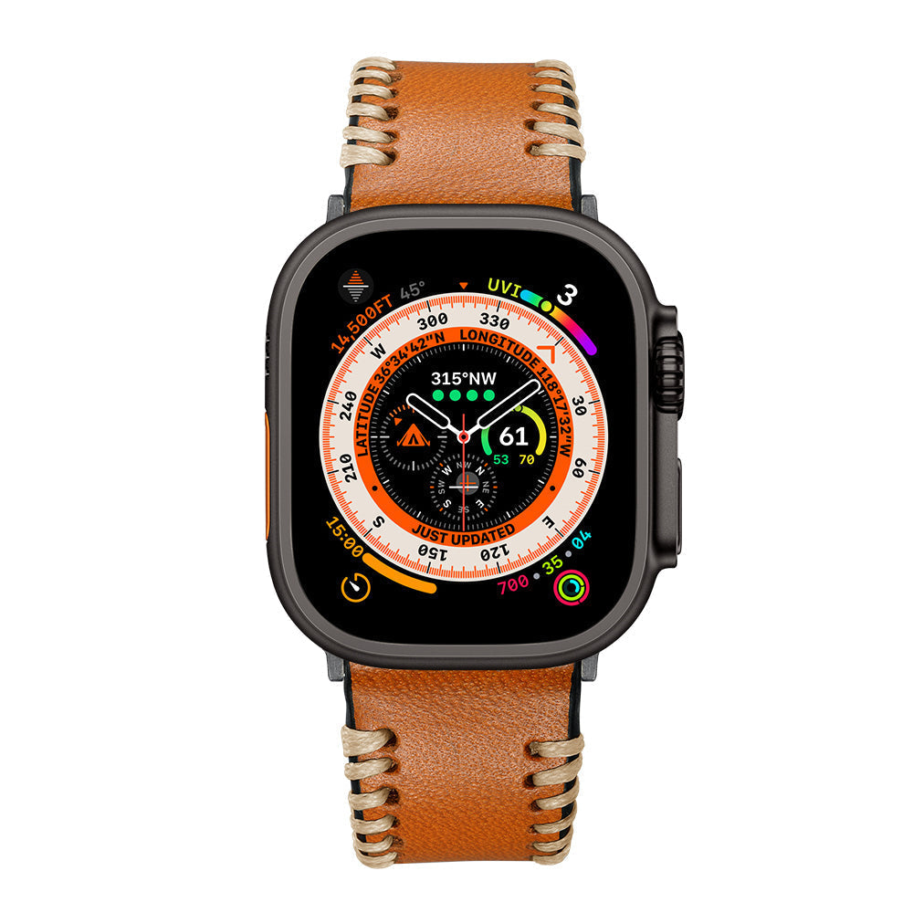 Cinturino Nova Leather Premium cucito a mano per Apple Watch