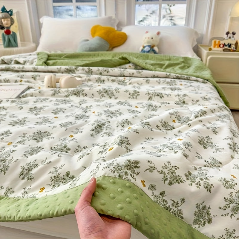 Trapunta estiva traspirante Bloomcool con design floreale leggero per il comfort del sonno