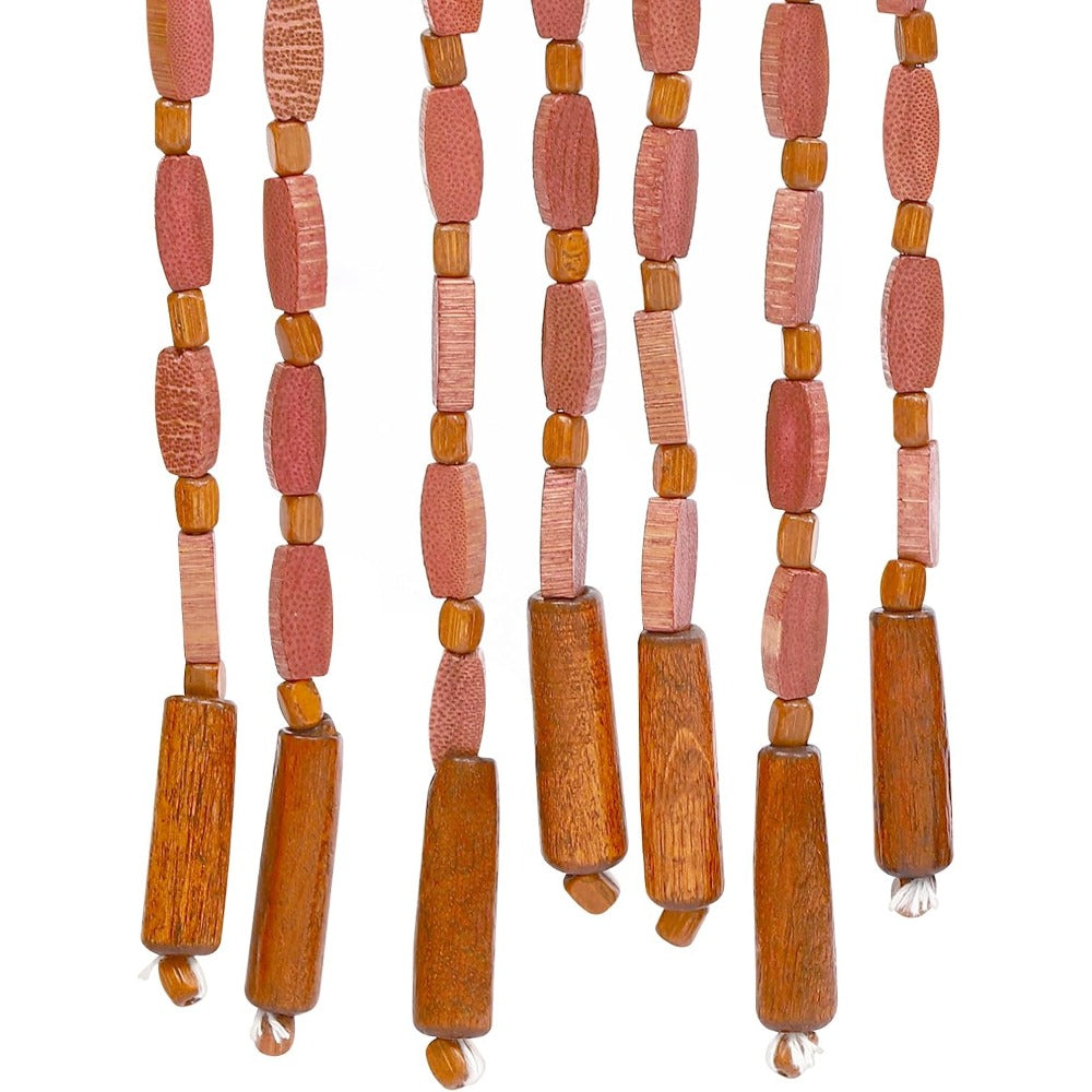 Pearl Bamboo koristeellinen bambuhelmiverho oviaukon yksityisyyteen