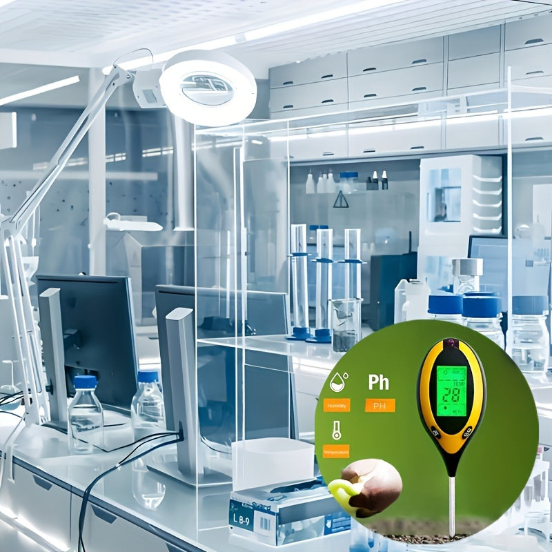 Soilmaster 4'ü 1 Arada Profesyonel Toprak Nem Ölçer Bahçeler İçin