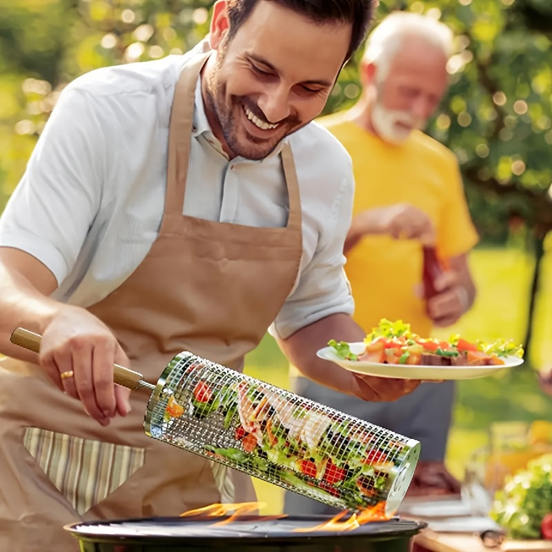 Eldkorg Öppen Låggrill Set, Portabel och Värmetålig