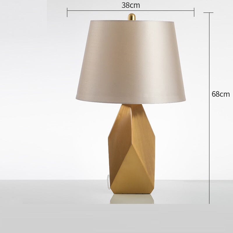 Astra Goose stolní lampa se zlatým lemováním v nordickém moderním stylu
