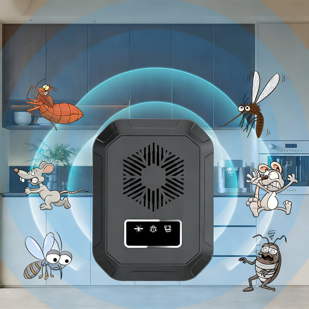 Pestsonic bærbar ultralyds skadedyrsafviser til hjemmebrug
