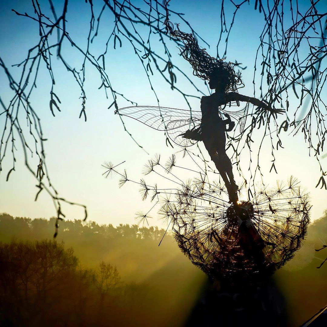 Whimsical Wonderland Garden Decor With Dancing Naughty Spirits