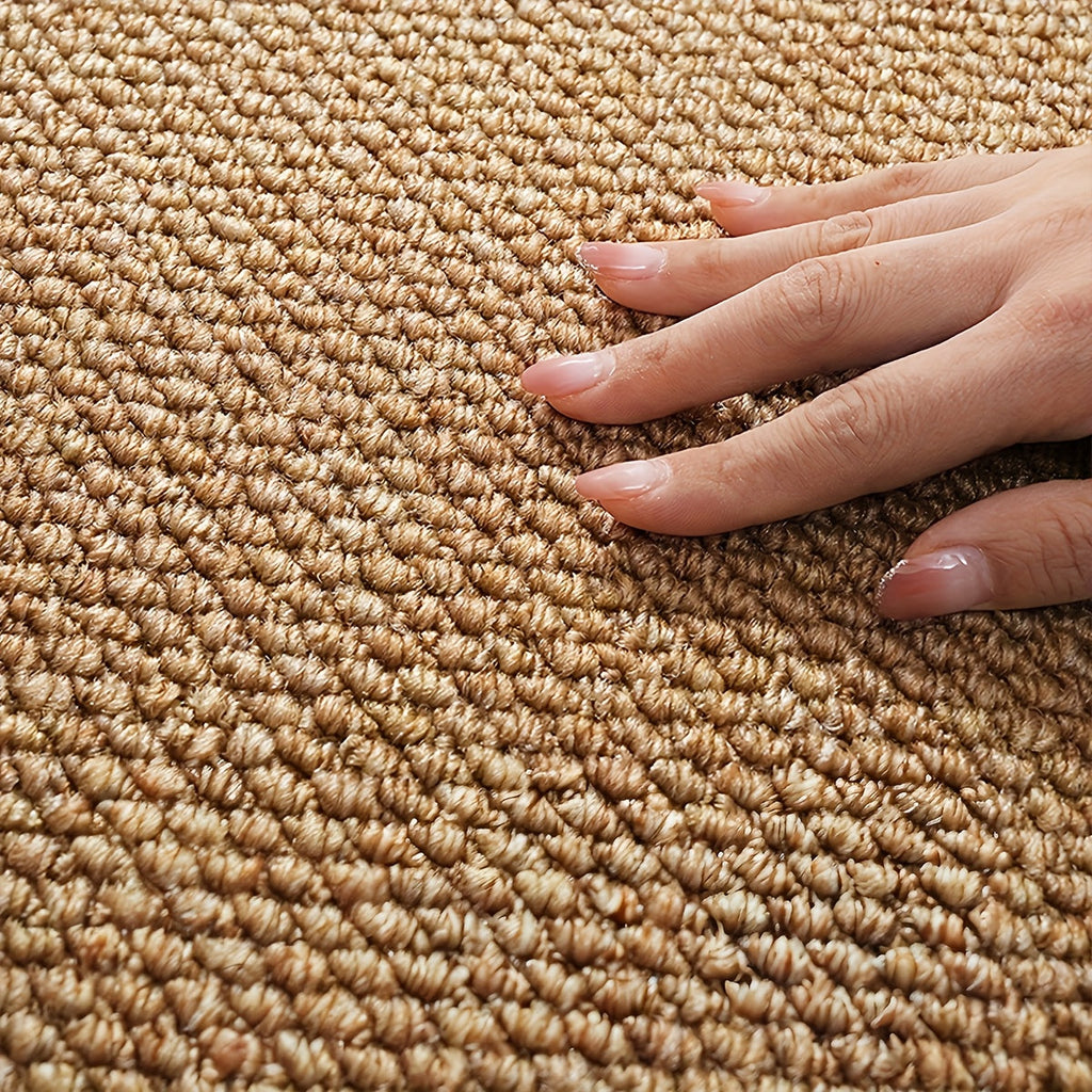 ScandiRoots Oval Rug Brown Nordic Style for Entryways and Bathrooms
