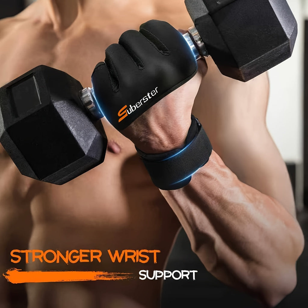 GripGuard Anti-Slip Lifting Gloves For Everyday Gym Sessions