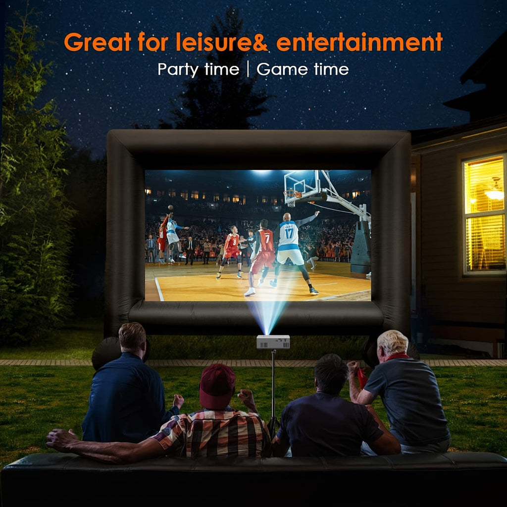 Ultra-Bright 3000-Lumen Mini Projector for Home Theater and Outdoors