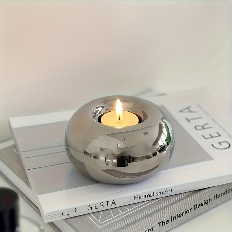 Auragleam Disk Tealight Holder Ceramic Stand For Decor