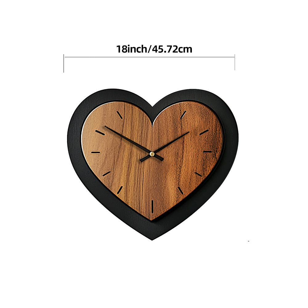Rustikální dřevěné nástěnné hodiny Timberheart