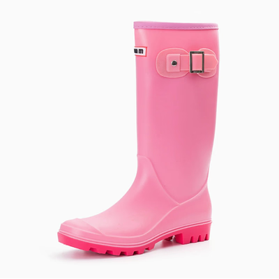 HighSpat Women's Waterproof Rain Boots With Grippy Sole For Wet Weather