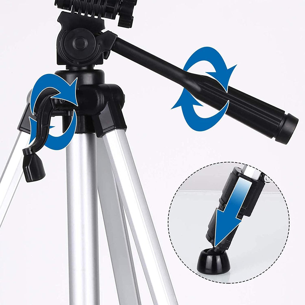 Refractor StellarView de 70 mm con trípode para observación celestial y terrestre