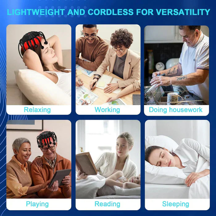 System Pro Head Massager With Scalp Comfort For Home Use