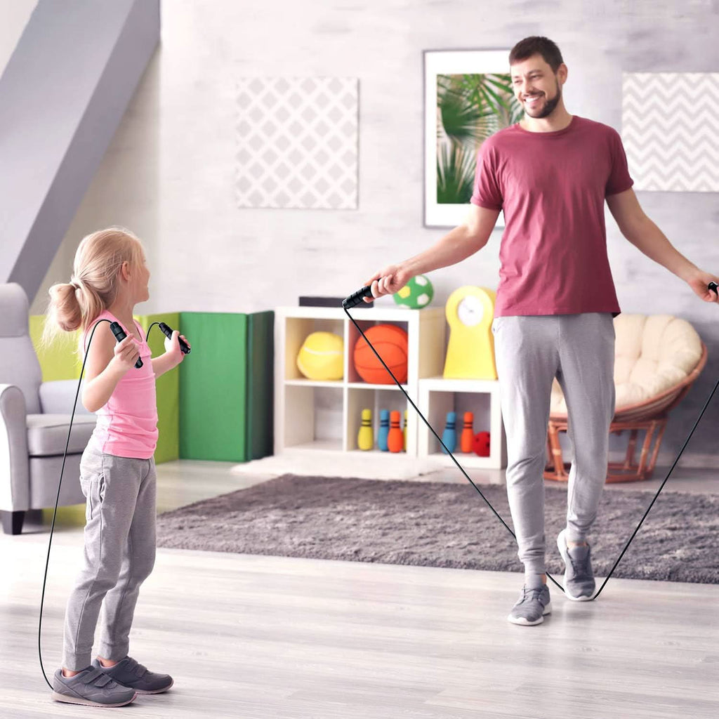 NovaStride Adjustable Jump Rope With Tangle Resistant Technology For All Athletes