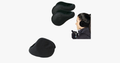 Gemütliche Fleece-gefütterte Ohrwärmer, 34 cm Kopfumfang, Schwarz, Grau, Kaffee