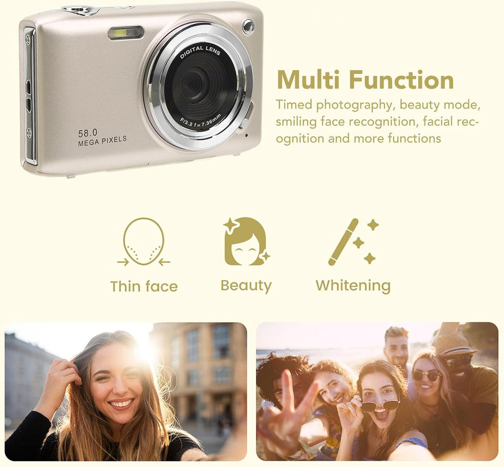 Lumora 4K kamera s 58MP fotografiemi a 16x zoomem pro každodenní použití