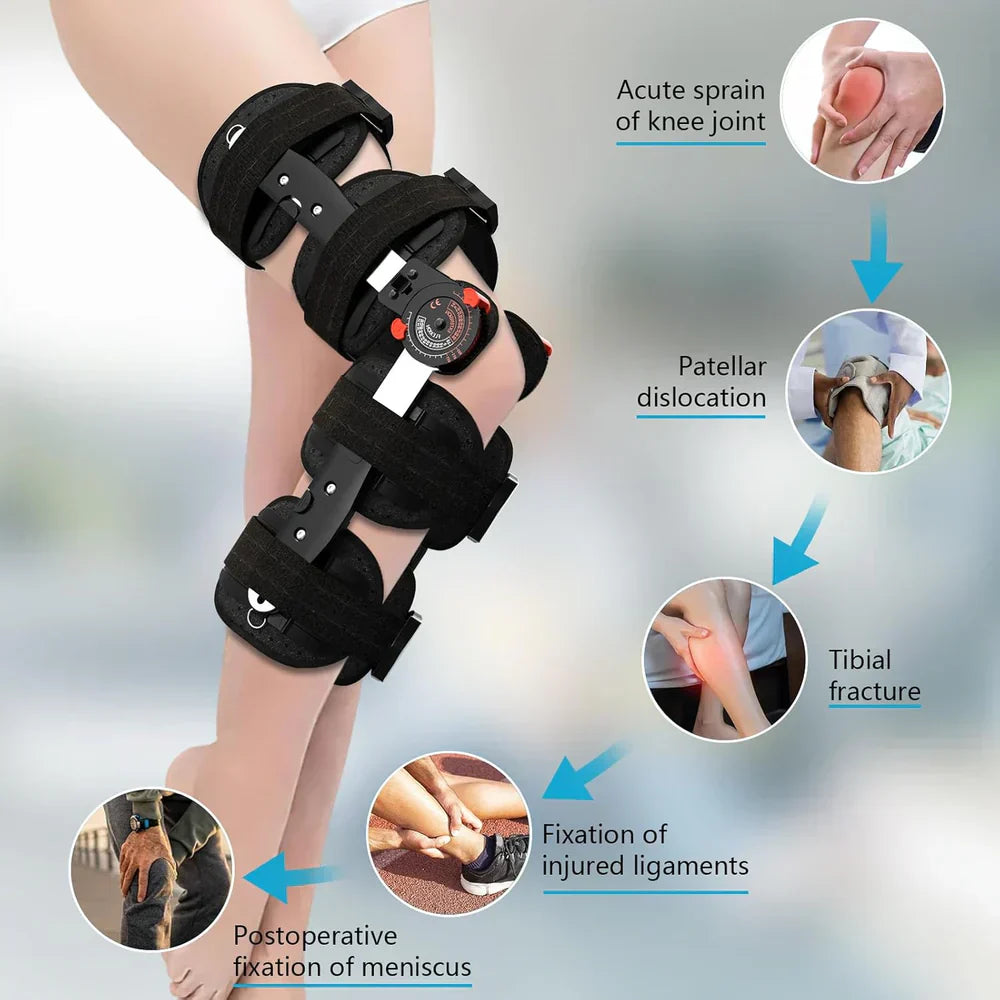 Hinged Knee Stabilizer Delivers Solid Support And Precise Help