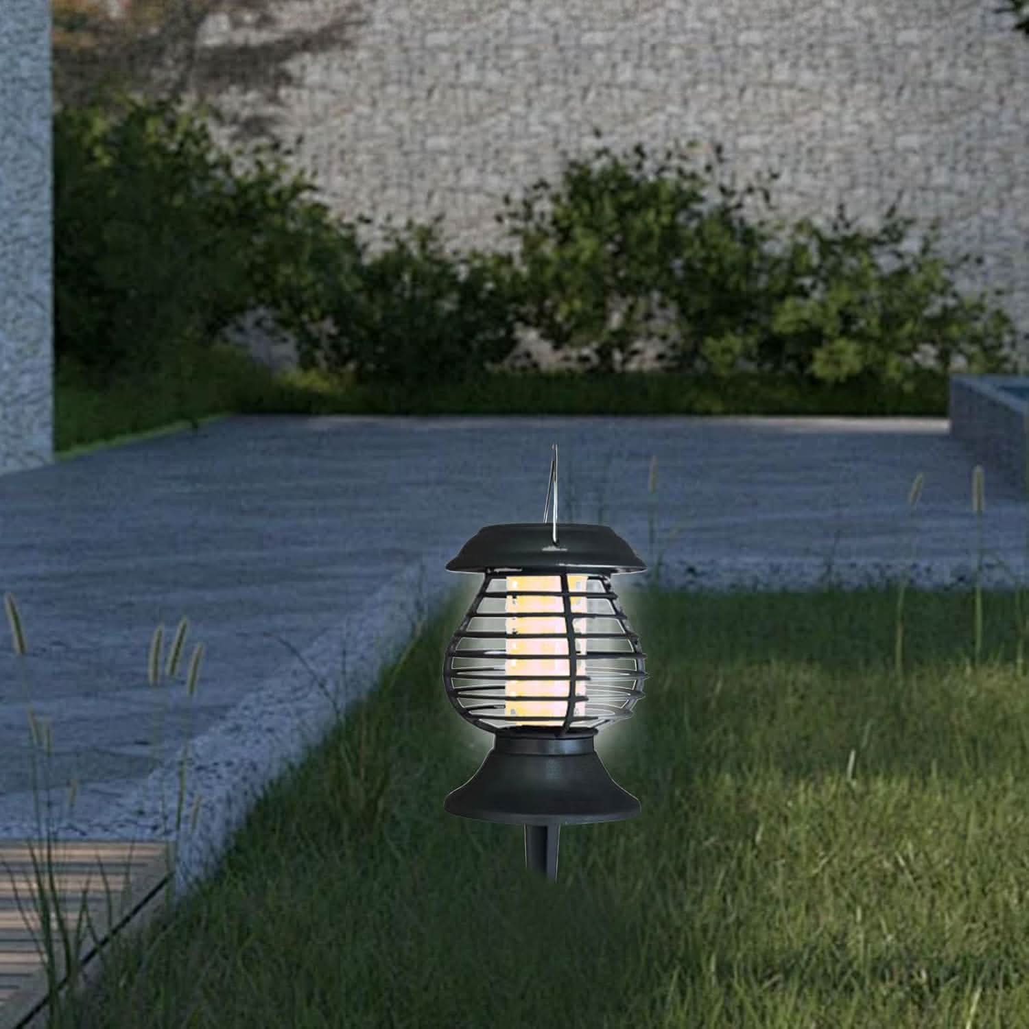 LumaGuard Solar Mückenlampe Infrarot Outdoor Insektenschutz für den Garten