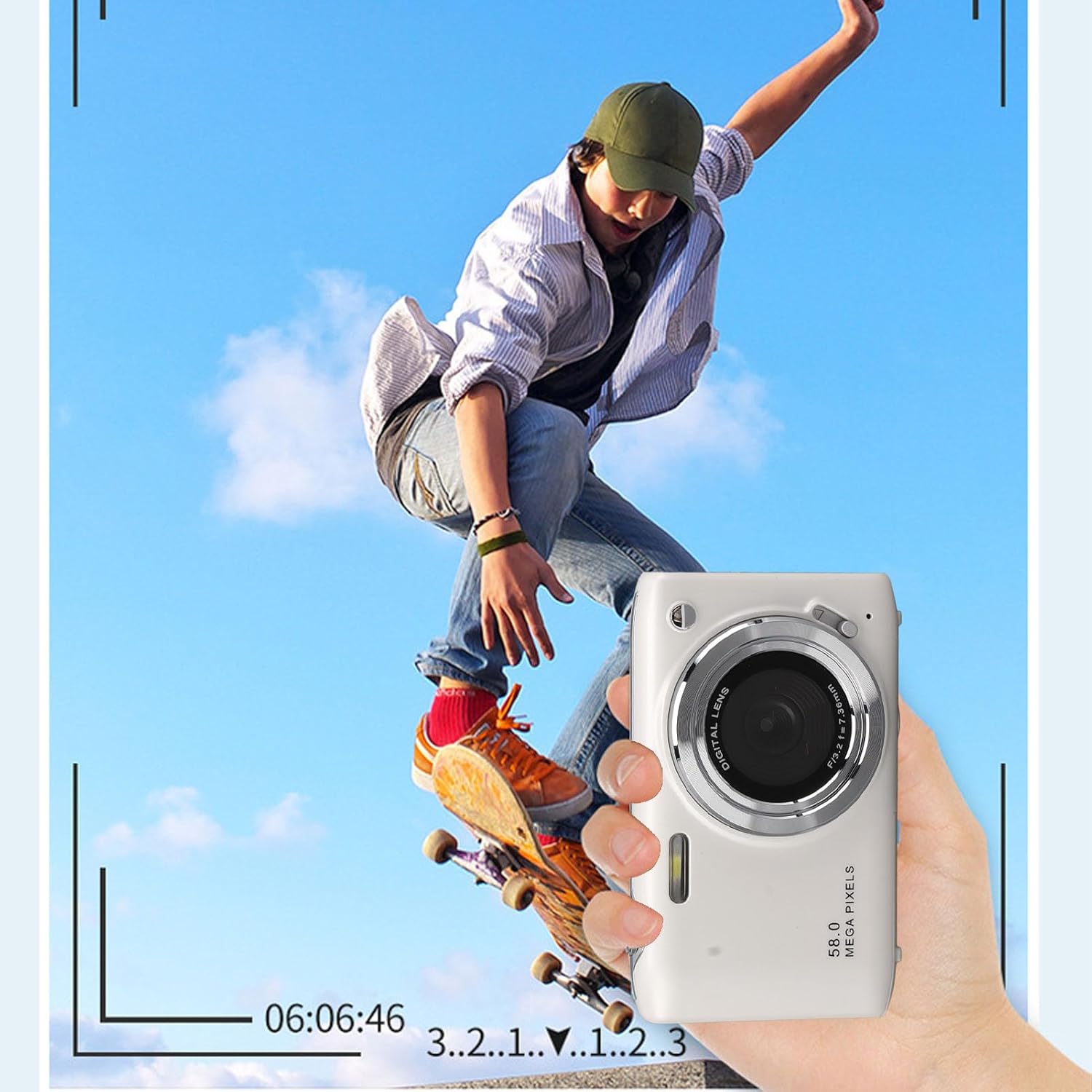 Lumora 4K kamera s 58MP fotografiemi a 16x zoomem pro každodenní použití