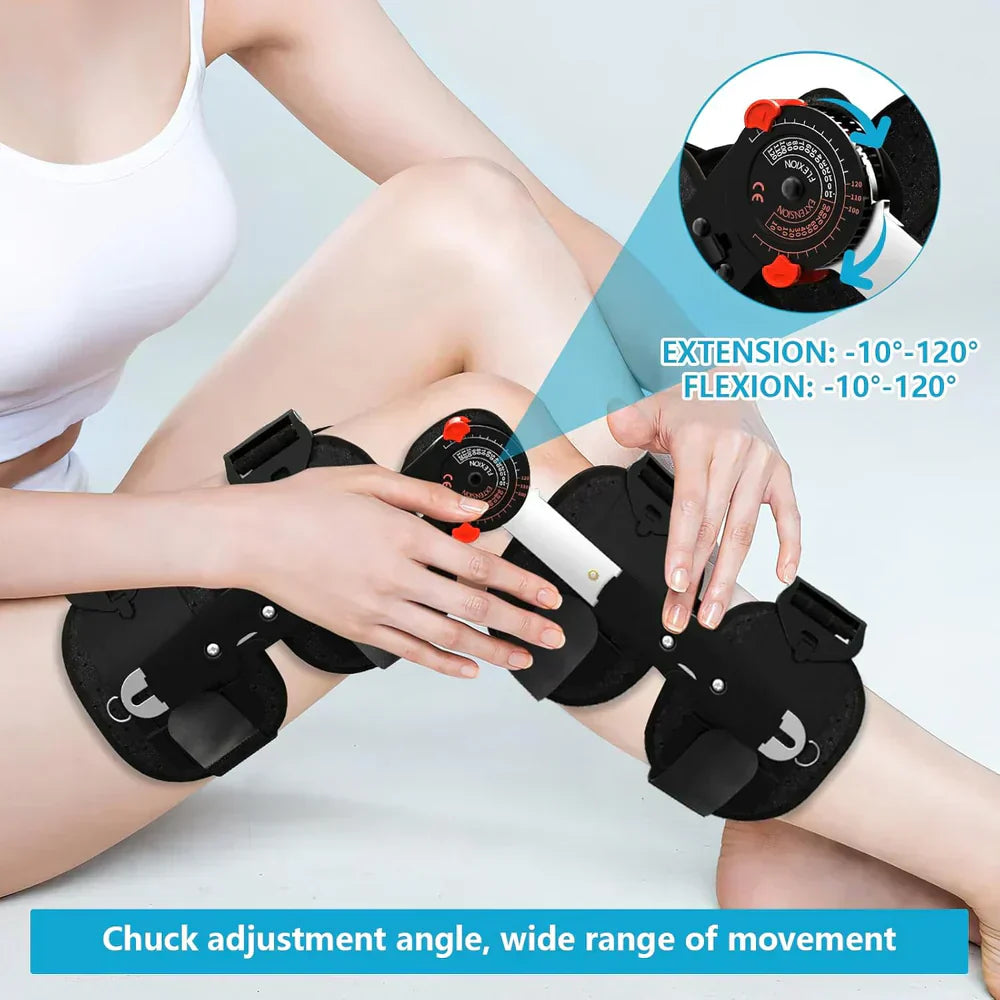 Hinged Knee Stabilizer Delivers Solid Support And Precise Help
