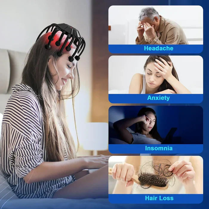 System Pro Head Massager With Scalp Comfort For Home Use