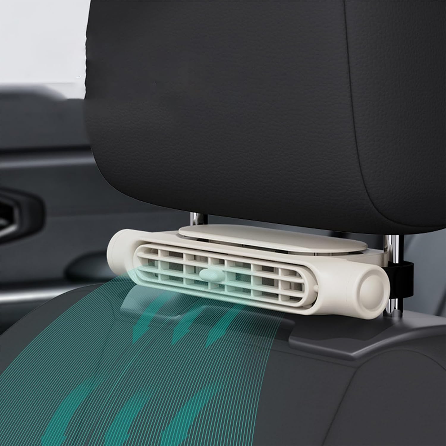 3 Speeds USB Car Cooling Fan & Headrest Mount – AutoBreeze (1+1 FREE)