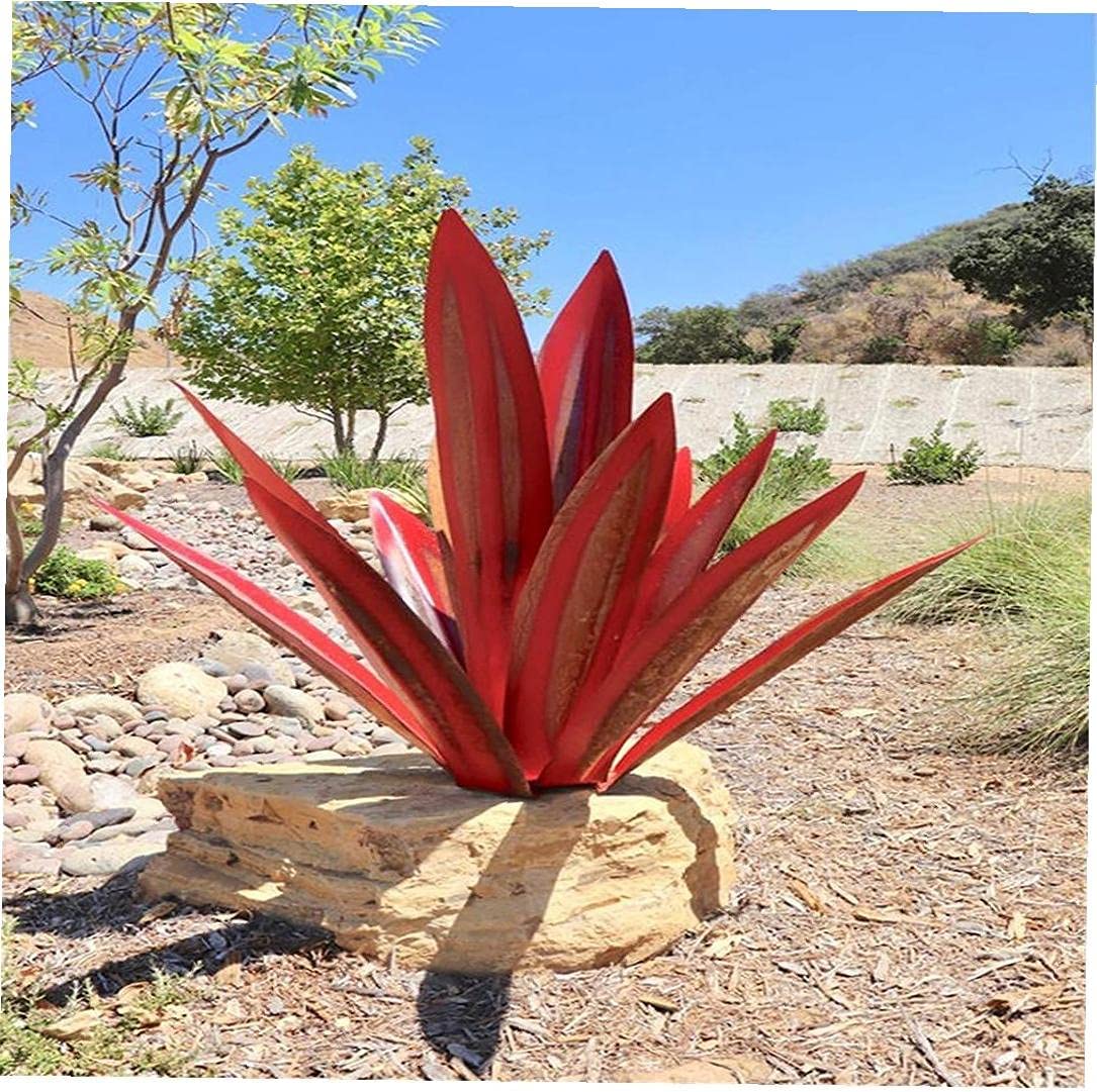 Eternal Agave Rust-Resistant Outdoor Metal Garden Ornament For Indoor And Outdoor Decor