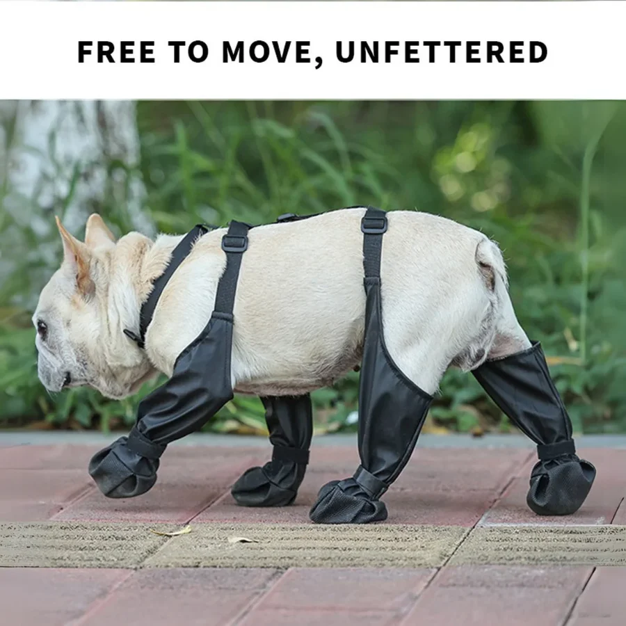 Botas para Cão com Cobertura Total, Solas Antiderrapantes para Aventuras em Todas as Condições Climáticas