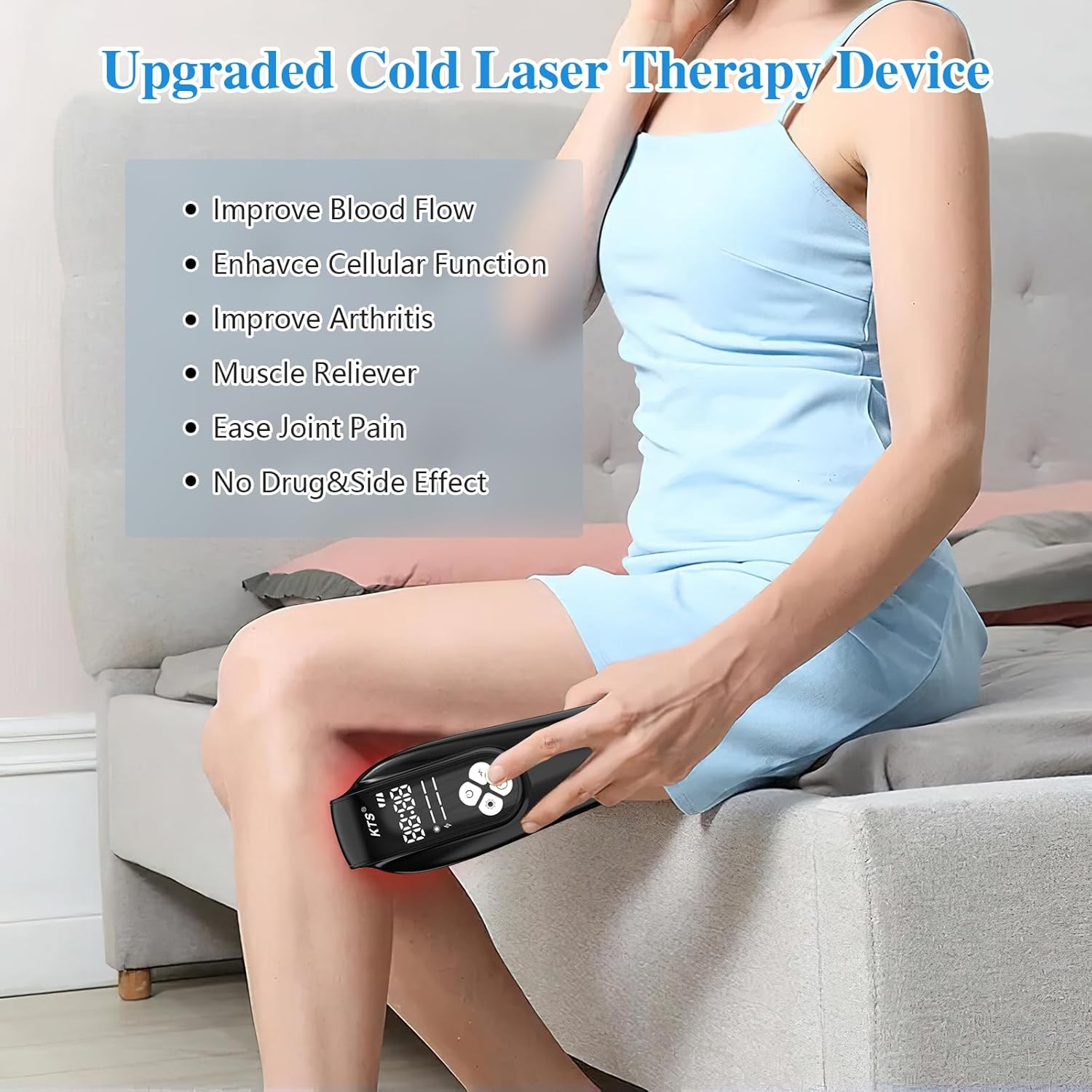 Upgraded Home Use Red And Infrared Light Device For Wellness