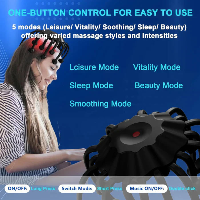 System Pro Head Massager With Scalp Comfort For Home Use
