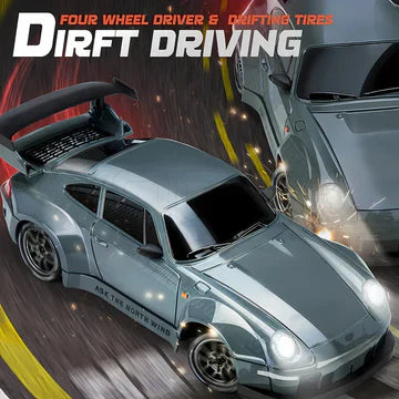 Nova Drift Master 4WD RC Car With Bright LEDs And Retro Styling