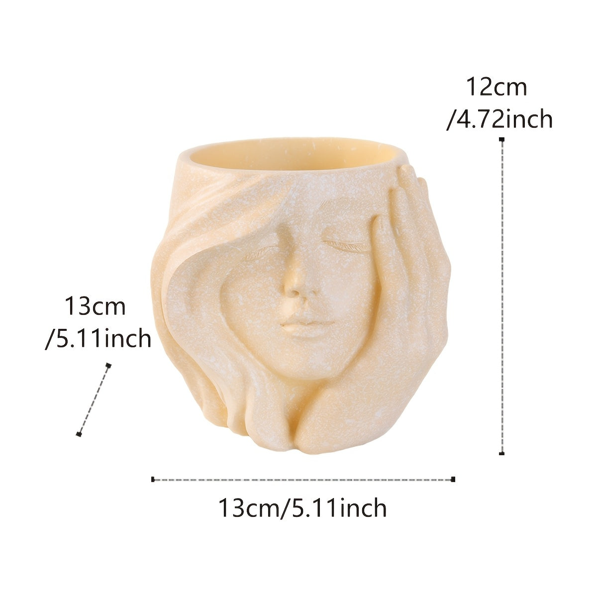 Ghiveci artistic Facerpot pentru expunerea stilată a plantelor de interior și exterior