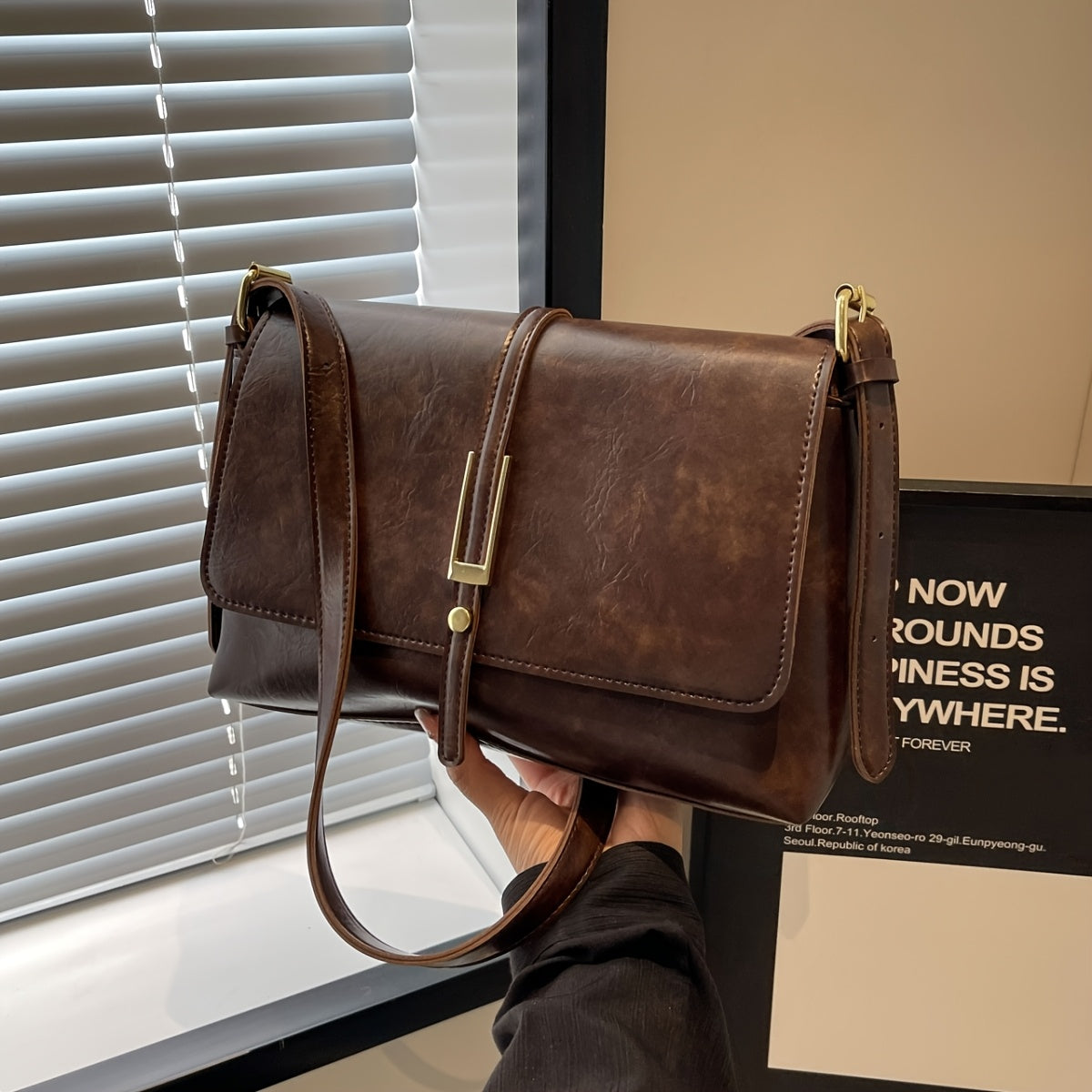 Nova Everyday Satchel With Flap For College Life And Party Nights