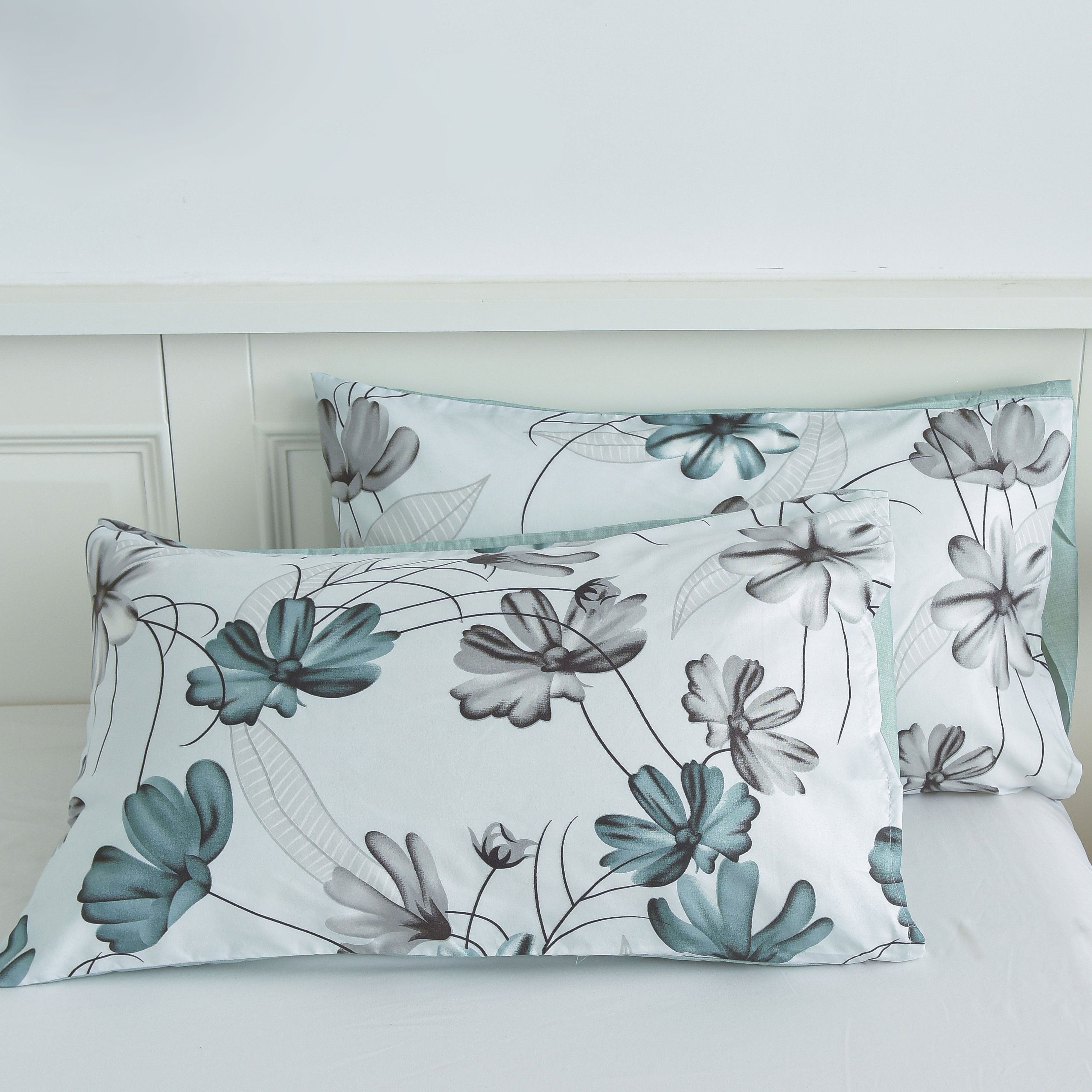 Florabel 3-delt sengesæt med blomsterprint til soveværelset