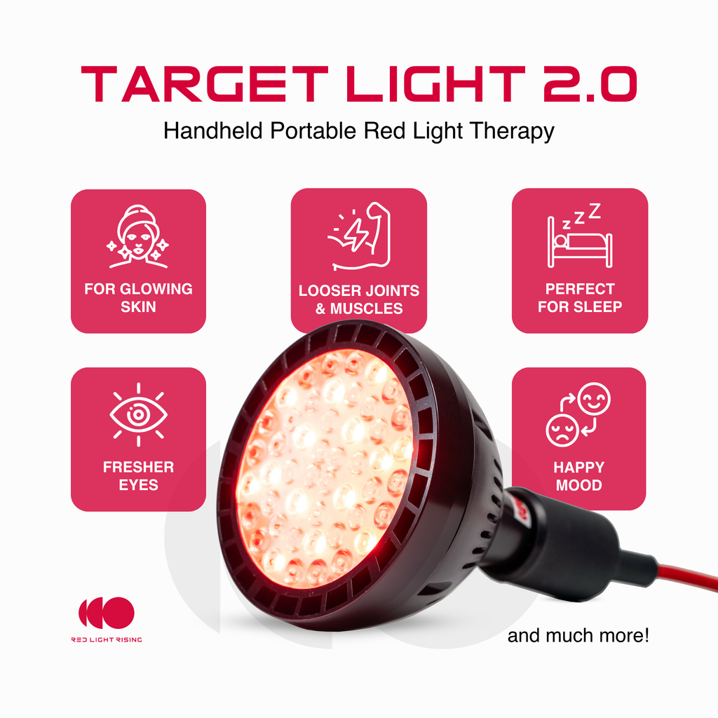 Target Light 2.0 Compact Handheld Red Light Device For Home Use