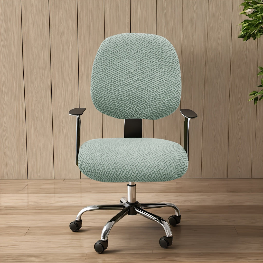 OfficeGuard Elastic Split Chair Back Cover Set For Clean Look
