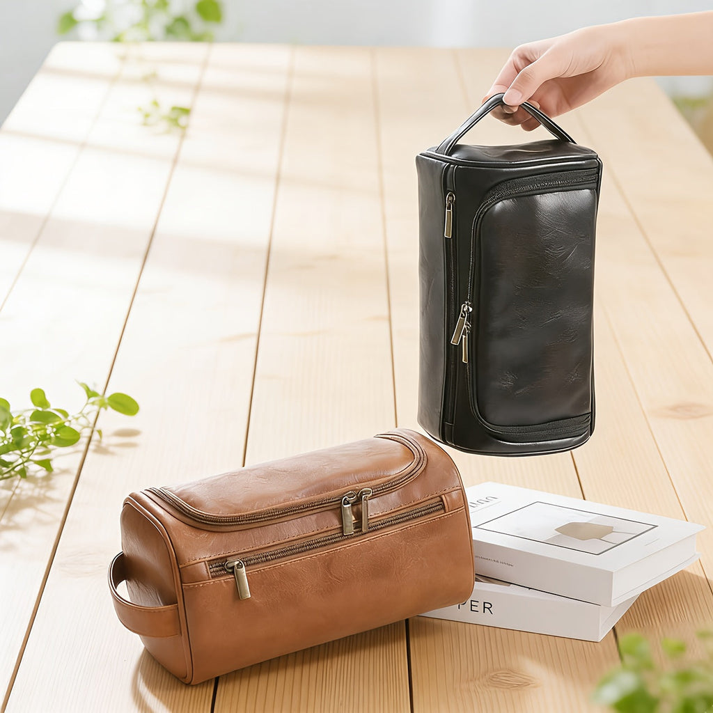 UrbanCraft Bolsa Organizadora de Viagem de Negócios em Pele Vintage para Homem