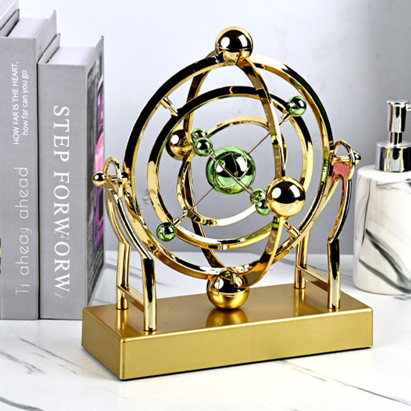 OrbitMotion dekorativ pendul med evig svingning til hjem og kontor display