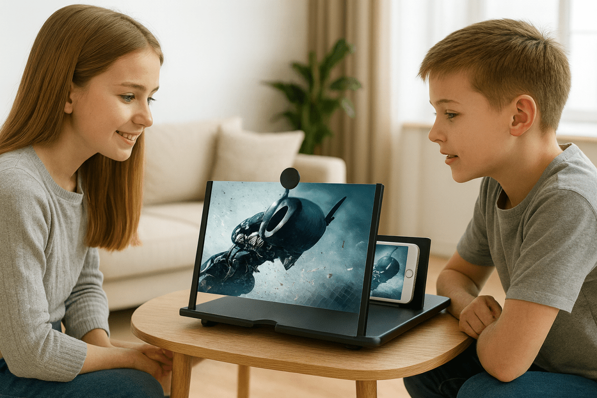 Přenosná lupa PulseView pro vysoce kvalitní zobrazení na cestách