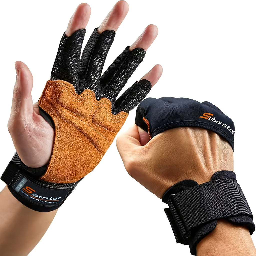 GripGuard Anti-Slip Lifting Gloves For Everyday Gym Sessions