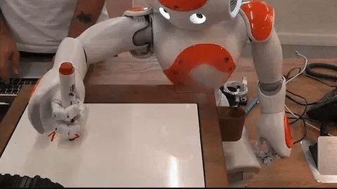 Robot per bambini ThinkBot con controllo gestuale che balla e parla, ricaricabile